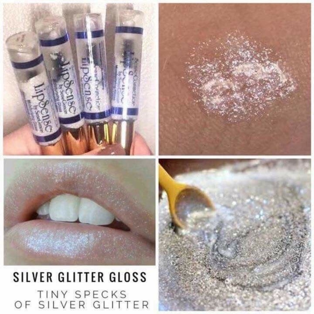 LipSense Silver Glitter Gloss